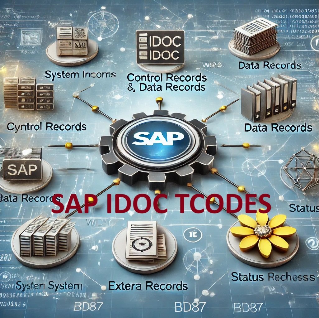 SAP IDOC TCODES