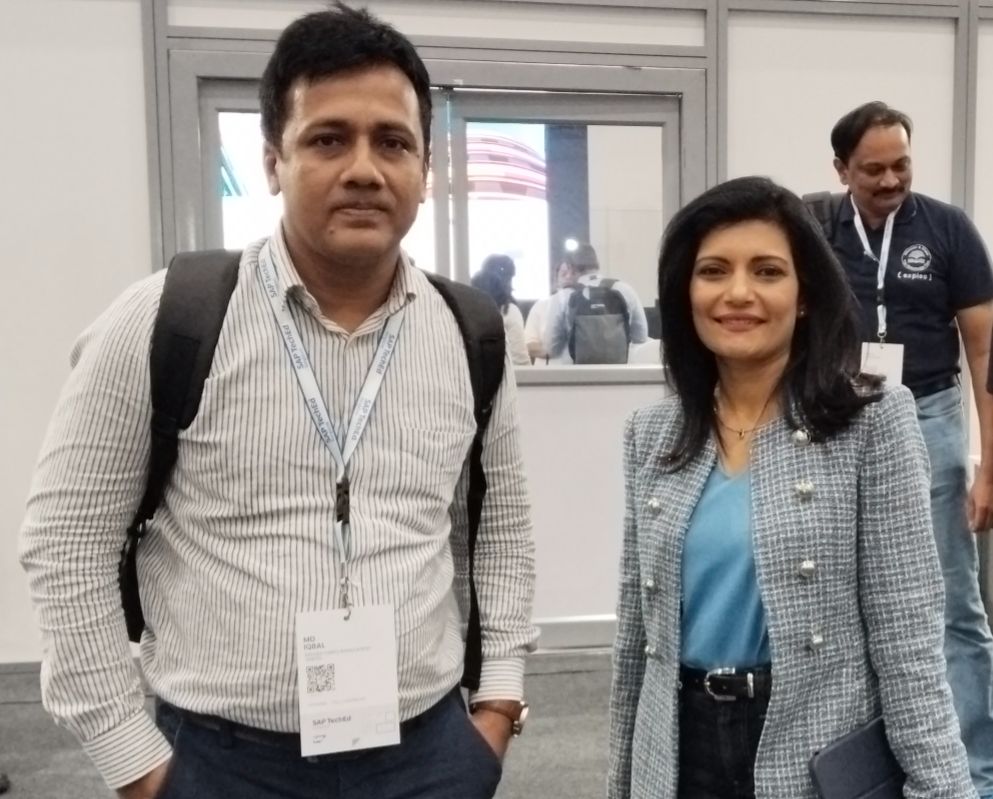 In the last TechEd 2023 held in Bengaluru, India, I fortunately met with Sindhu Gangadharan, SAP Labs India's Managing Director and Head of Customer Innovation Services at SAP